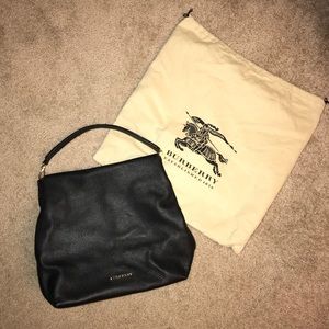 Black Burberry Leather Purse